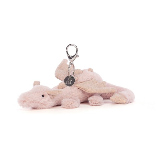 Jellycat Rose Dragon Bag Charm (Out of Stock)